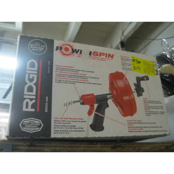RIGID CABLE FEED PIPE AUGER