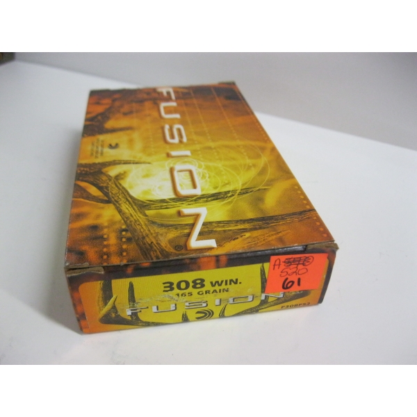 FUSION .308WIN 165 GRS|20 CENTERFIRE RIFLE CARTRIDGES