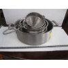 Image 1 : STAINLESS STEEL MIXING BOWLS, LG. POT & SEIVE