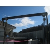 Image 1 : OVERHEAD CRANE W/2 HANGING 1 TON CHAIN HOIST