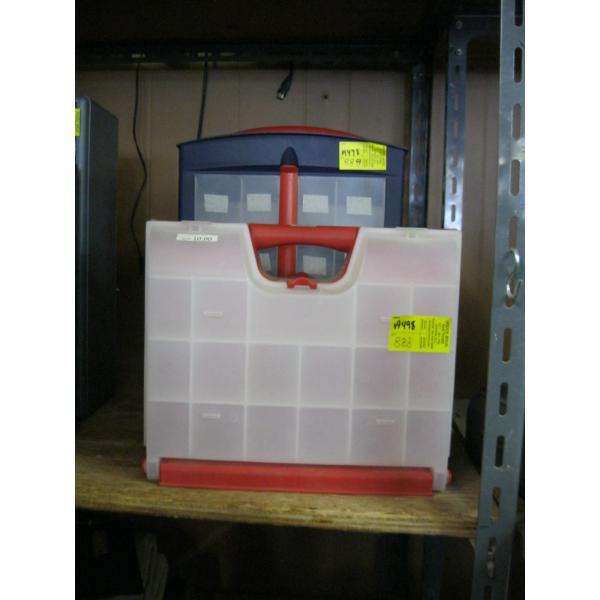 2 PLASTIC STORAGE CONTAINERS