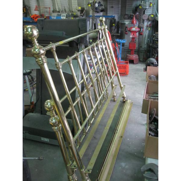 KING SIZE BRASS BED FRAME