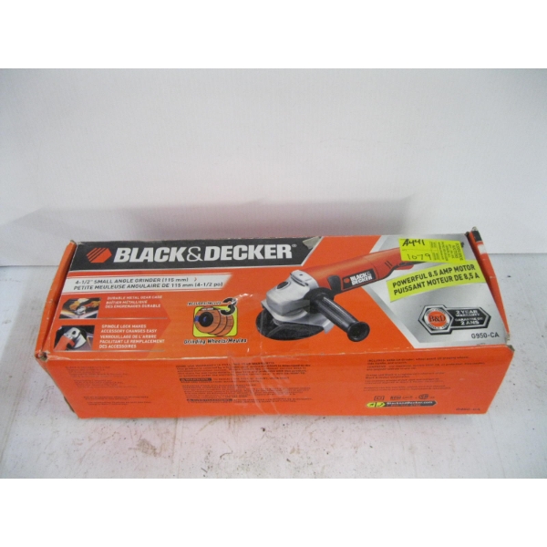 BLACK & DECKER ANGLE GRINDER