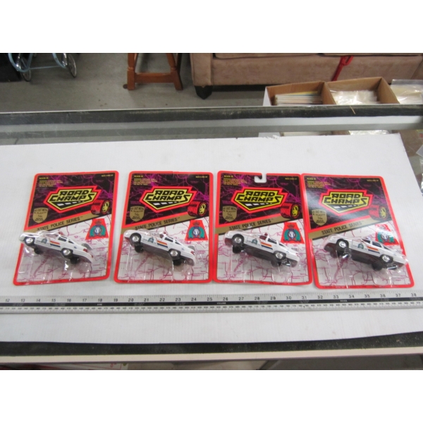 4 RCMP DIECAST CARS