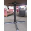 Image 3 : 42" WOOD TABLE W/METAL BASE