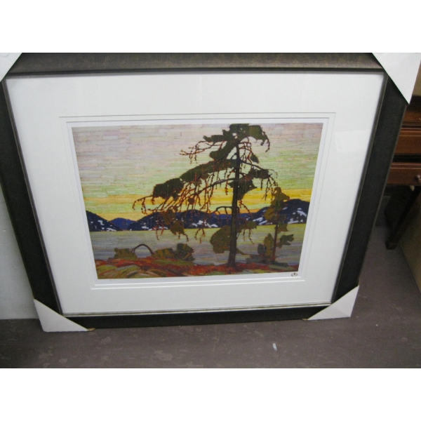 FRAMED TOM THOMPSON PRINT "THE JACKPINE"