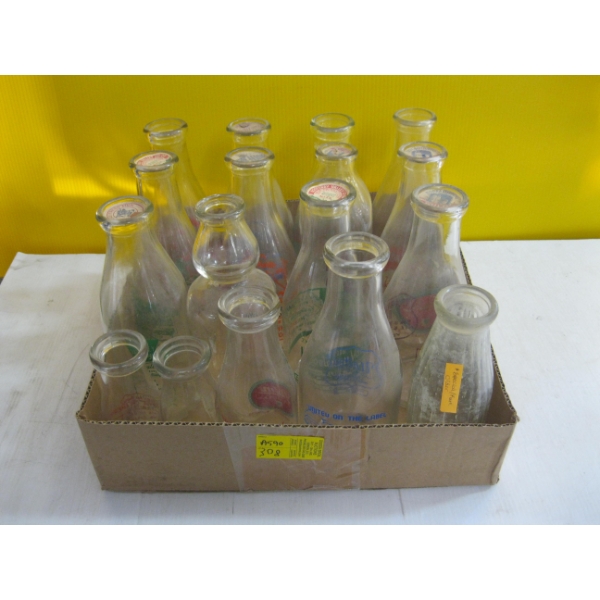 VINTAGE MILK BOTTLES