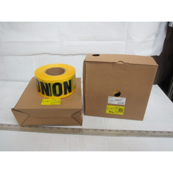 2 ROLLS OF CAUTION TAPE