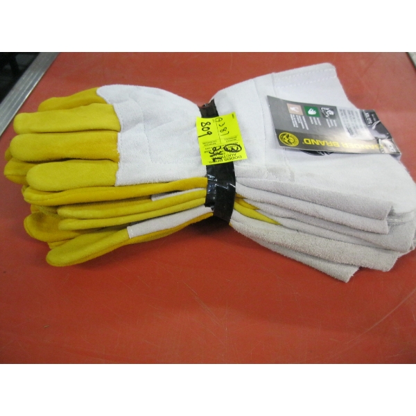 3 PAIR OF SZ 2XL LEATHER GLOVES