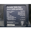 Image 3 : MASTERCRAFT 10" PORTABLE TABLESAW