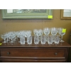 Image 1 : LG. LOT OF CRYSTAL GLASSWARE