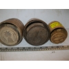 Image 2 : 3 WOODEN BUTTER MOLDS