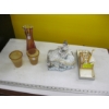 Image 1 : MISC. GLASSWARE, FIGURINE, STAMPS, ETC.