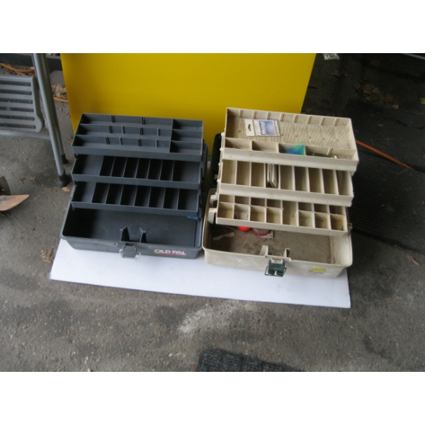 2 TACKLEBOXES W/ASST. CONTENTS