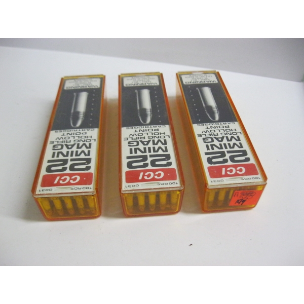 CCI 22 MINI MAG LONG RIFLE HOLLOW POINT|3X100 ROUNDS