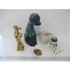 Image 3 : BLUE MOUNTAIN POTTERY DOG, CHERUB, PLANTER