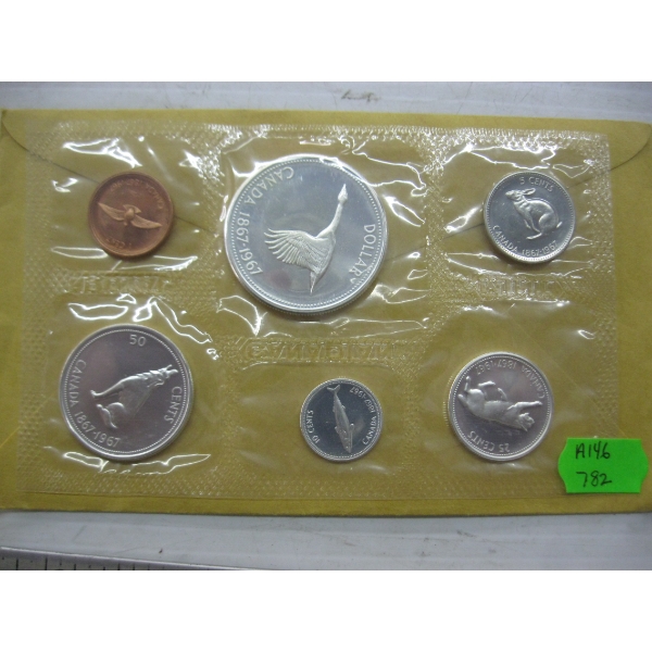 1967 CDN SPECIMEN COIN SET