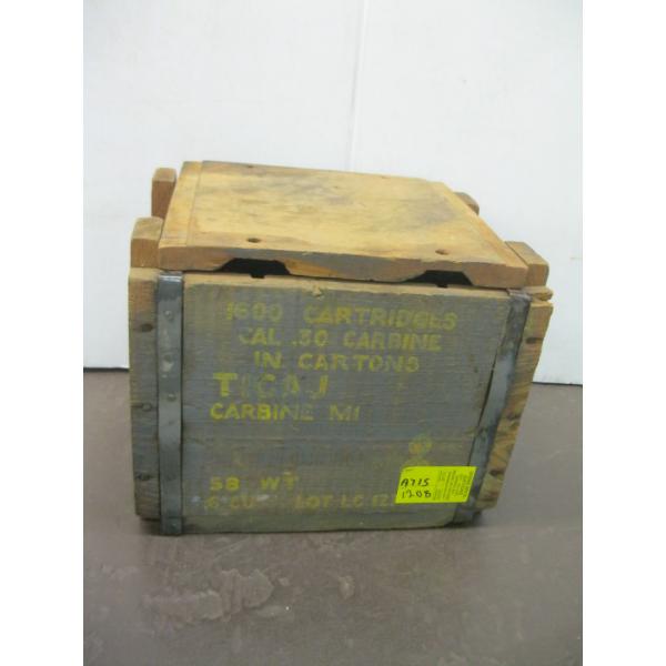 WOODEN AMMO BOX