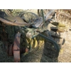 Image 1 : MISC. PLOW, 2 WOODEN AXLE & WHEELS - 1 RUBBER, 1 STEEL