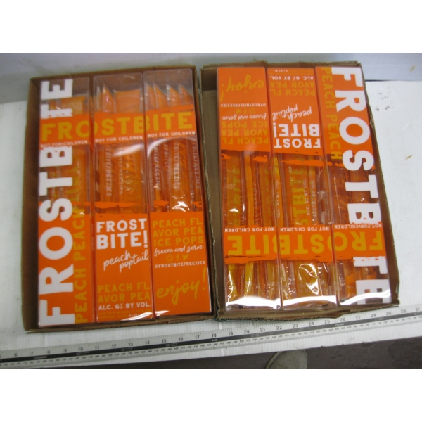 2 FLATS OF 3 PEACH VODKA FREEZIES