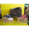Image 1 : 2 BOXES & A BIN OF MISC. - PET DRYER, LANGUAGE PROGRAM, ETC.