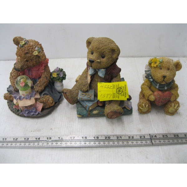 3 BEARS - 2 ARE MUSIC BOXES