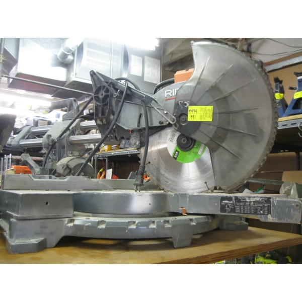 RIGID 12" SLIDING COMPOUND MITER SAW