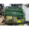 Image 1 : TACKLEBOX W/MISC. CONTENTS: SHARPENING STONES, CLEANING RODS, ETC.