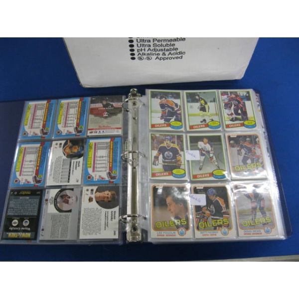 2 BINDERS OF ASST. HOCKEY CARDS