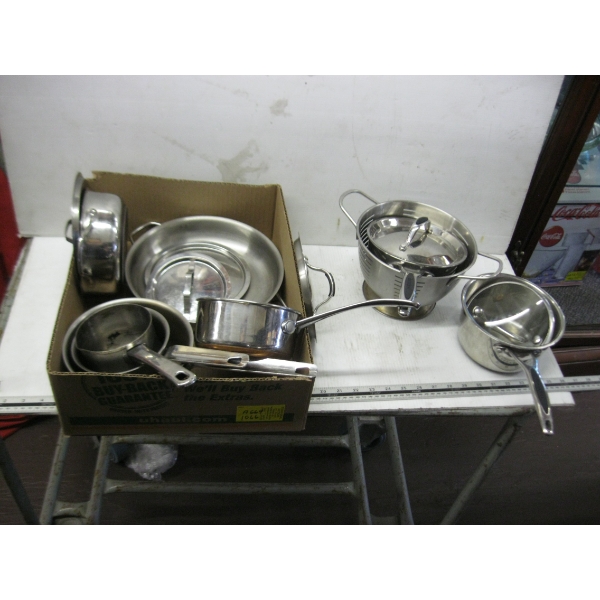 FLAT OF POTS & PANS