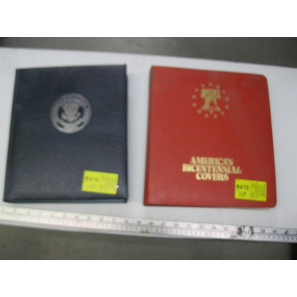 2 BINDERS OF ASST. STAMPS