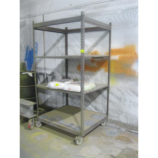 42"X36" SHELF UNIT ON CASTORS