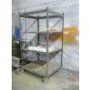 Image 1 : 42"X36" SHELF UNIT ON CASTORS