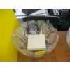 Image 4 : LG. GLASS BOWL & SET OF 4 GLASS ASHTRAYS