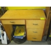 Image 1 : SM. 4 DRAWER WOODEN DESK