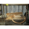 Image 2 : METAL W/WOOD TOP ROLLING TABLE