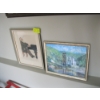 Image 1 : 2 FRAMED PICTURES - 1 OF ORIGINAL OF DREDGE & PRINT OF PIANO PLAYER
