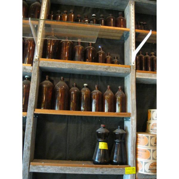 BROWN GLASS BOTTLES