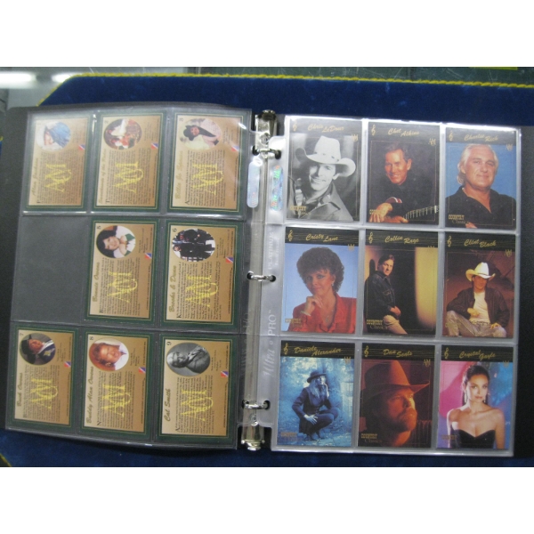 BINDER OF WESTERN COUNTRY COLLECTOR CARDS