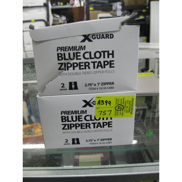 1 CONTAINER & 1/2 CONTAINER OF ZIPPER GUARD CLOTH TAPE