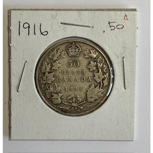 1916 50 CENT COIN