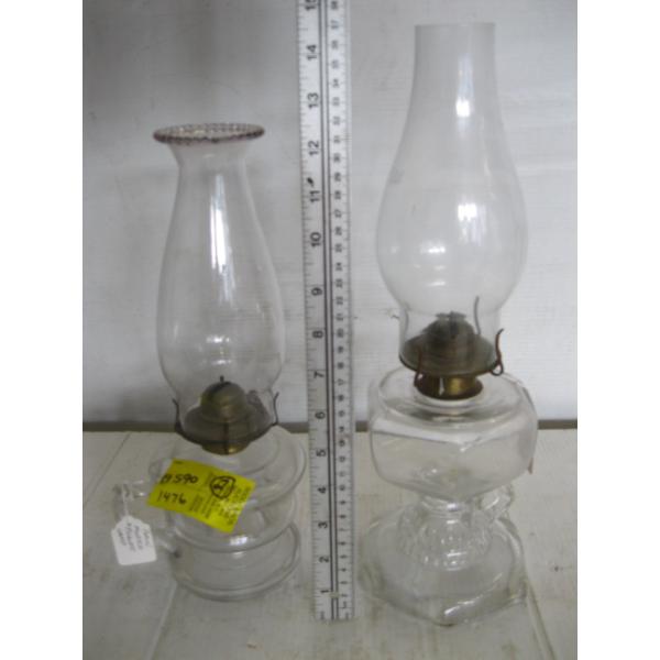 2 OIL FINGER LAMPS