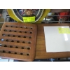 Image 3 : VICTORIAN FRAMED FLOWER & MCM DENMARK CHEESEBOARD & TRAY