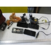 Image 4 : ASST. ELECTRONICS - SPEAKER SELECTOR, TEST MULTI METER, ETC. & BAG W/CHARGER, ETC.