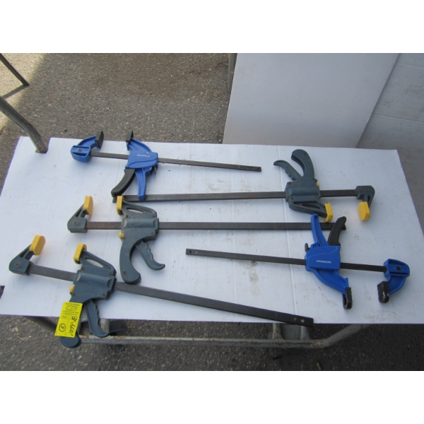 5 QUICK GRIP CLAMPS