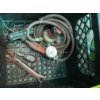 Image 2 : BASKET W/MISC. PLUMBER'S TORCH, ETC., BOX OF ASST. ELECTRICAL,  BOX OF SAFETY GOGGLES, ETC.