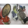 Image 4 : 3 SM. CONTAINERS OF CATS, ROOSTERS & BIRDS