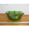 Image 1 : GREEN & GOLD GLASS BOWL