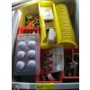 Image 2 : 2 BINS OF MISC. LIGHTBULBS, AIRLINE, AIR FITTINGS, ETC.