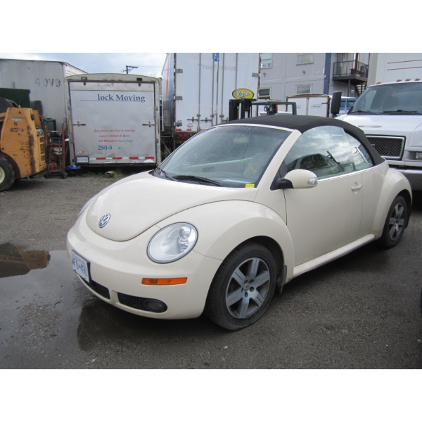 2006 VOLKSWAGEN BUG RAGTOP, VIN 3VWRF21Y76M309263 KMs 210,806